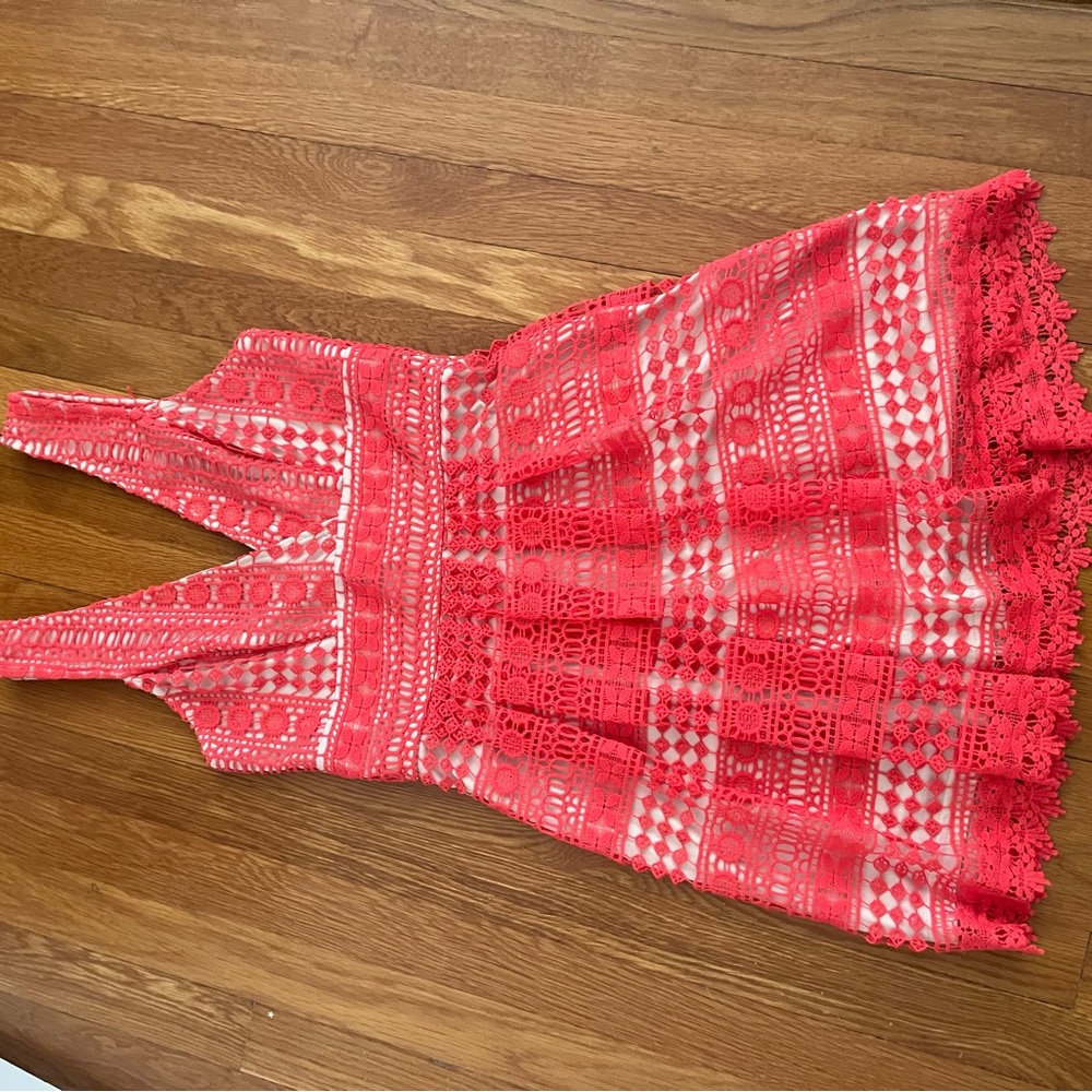 Charming Pink Lace Kids Dress